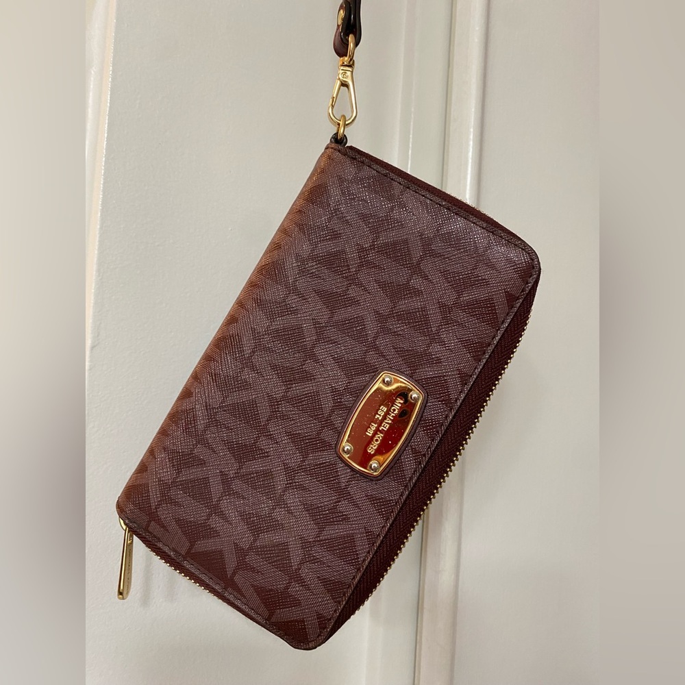 Michael Kors Jet Set Phone Case Leather Wallet